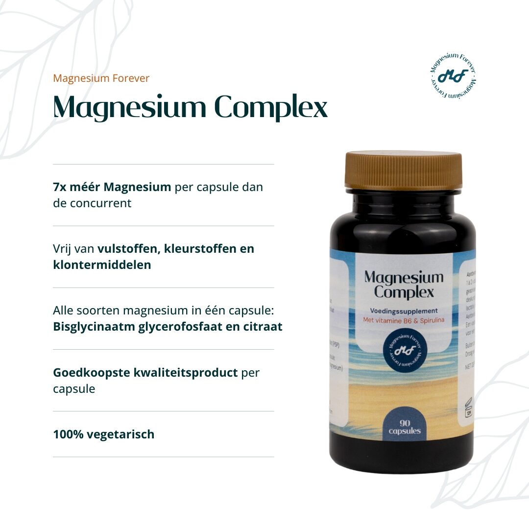 Magnesium Complex 90 capsules - Afbeelding 2