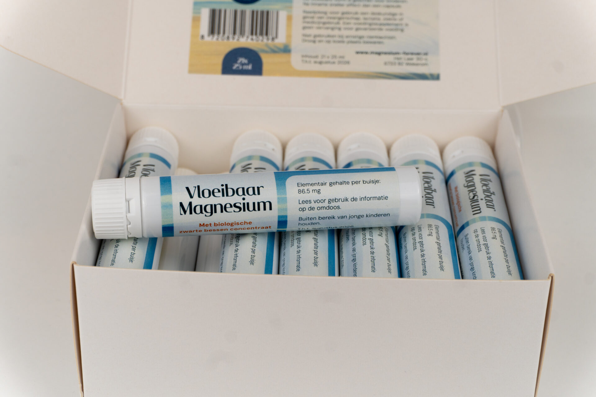 Magnesium Bisglycinaat vloeibaar zonder alcohol 21 x 25 ml - Afbeelding 3