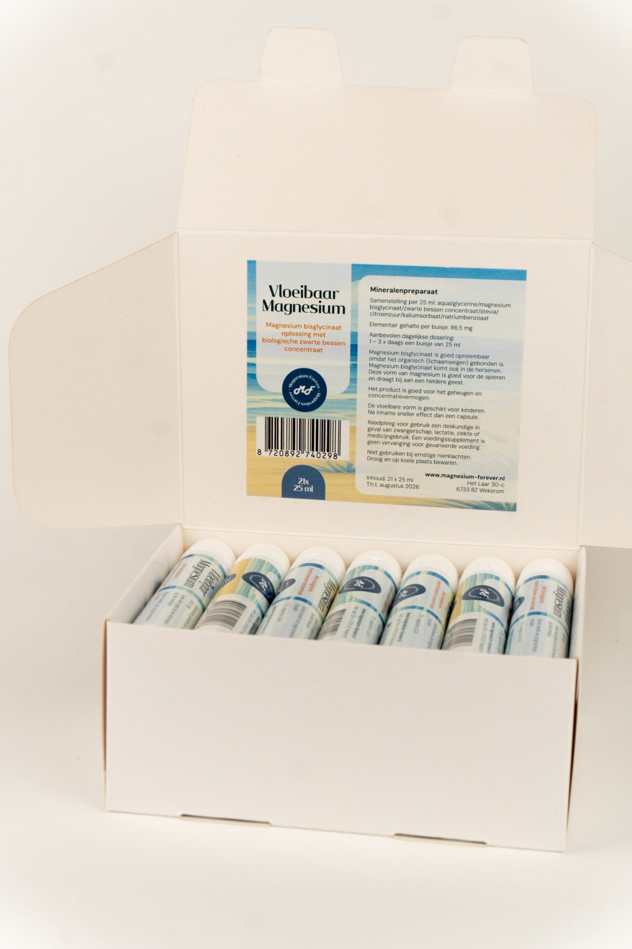 Magnesium Bisglycinaat vloeibaar zonder alcohol 21 x 25 ml - Afbeelding 6